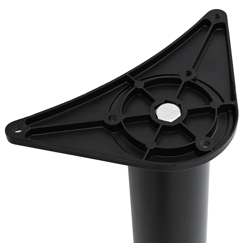 Set Gambe Tavolo Altezza Regolabile Nere 870 mm - homemem39