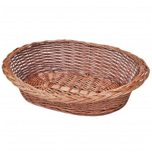 Cesto/Cuccia per Cani in Vimini Naturale 69 cm - homemem39