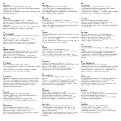 Sponda di Sicurezza per Lettino Bambino 102 x 42 cm Blu - homemem39