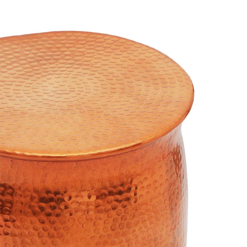 Sgabello/Tavolino Laterale Alluminio Battuto Colore Ottone/Rame