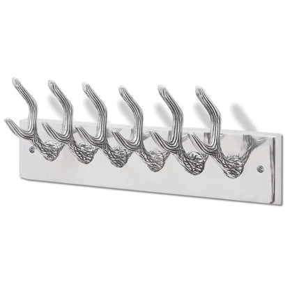 Attaccapanni Appendiabiti in alluminio colore argento | homemem39