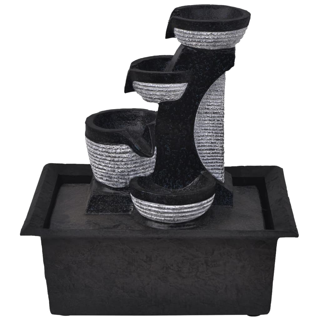 Fontana da Interno con Luci a LED in Poliresina - homemem39