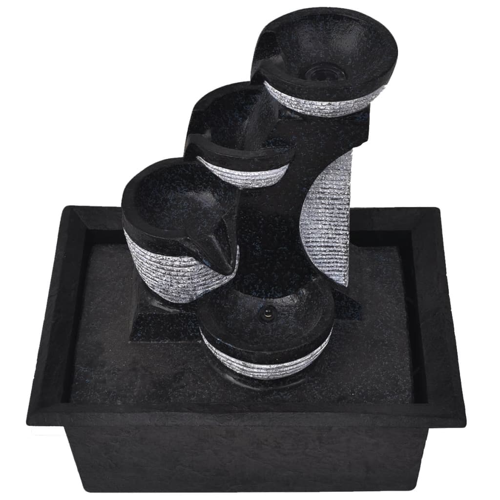 Fontana da Interno con Luci a LED in Poliresina - homemem39