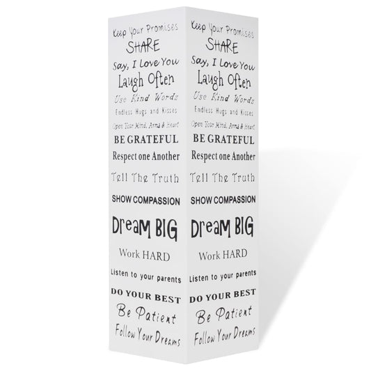 Portaombrelli Bastoni Passeggio Quadrato Acciaio 48,5 cm Bianco - homemem39