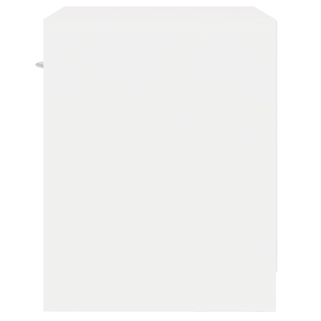 Comodini 2 pz con Cassetto Bianchi - homemem39