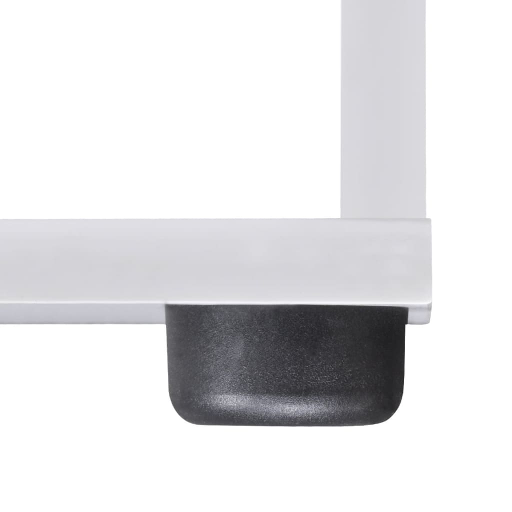 Libreria / Scaffale Espositore a Scala 142 cm Bianco | homemem39