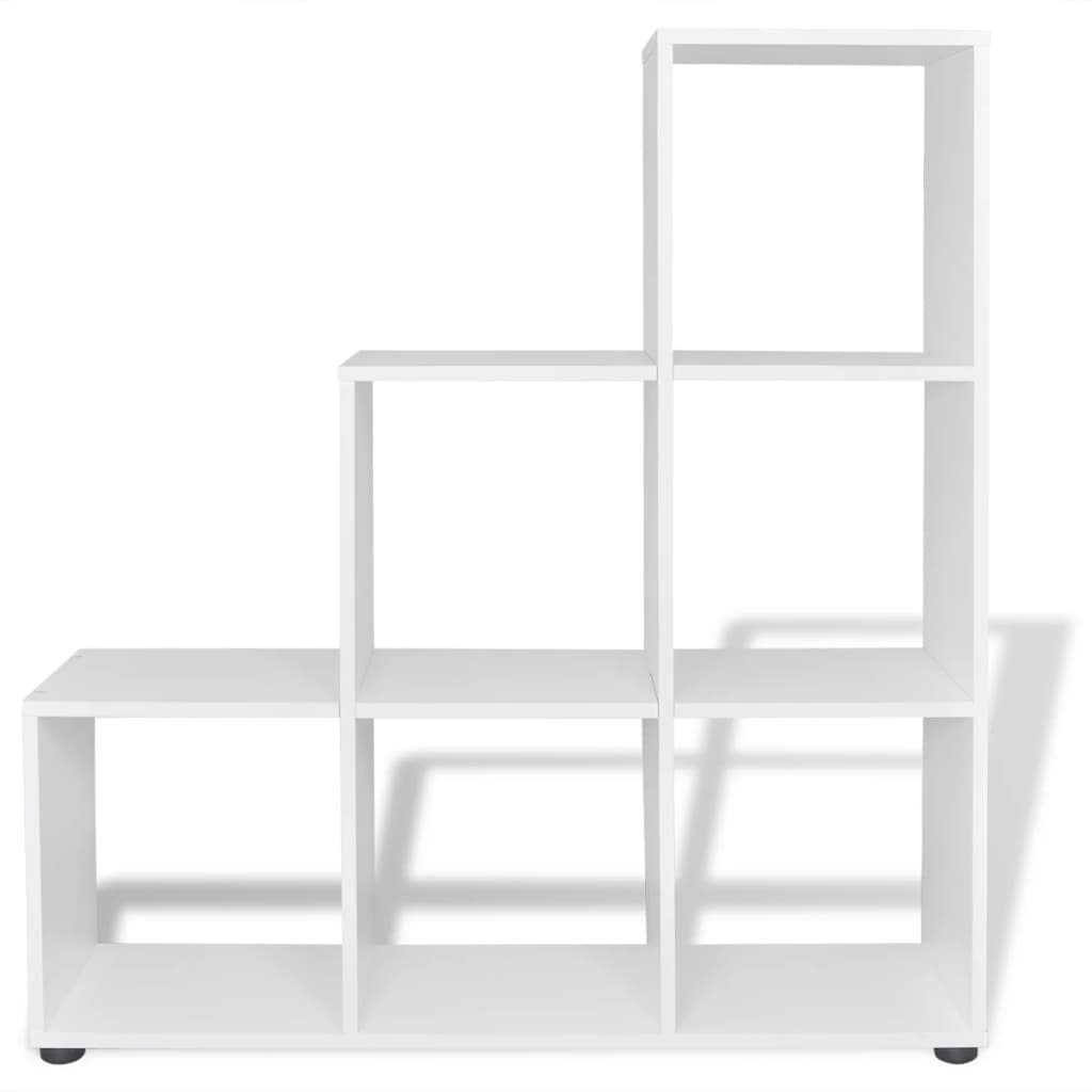 Libreria Scalare / Scaffale Espositore 107 cm Bianco | homemem39