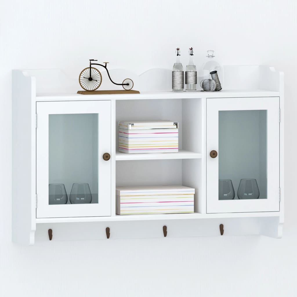 Mobile Pensile in MDF Porta DVD/Libri/Bicchieri | homemem39