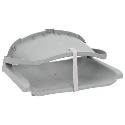 Set Sedile da Barca Pieghevole 2pz Grigio | homemem39