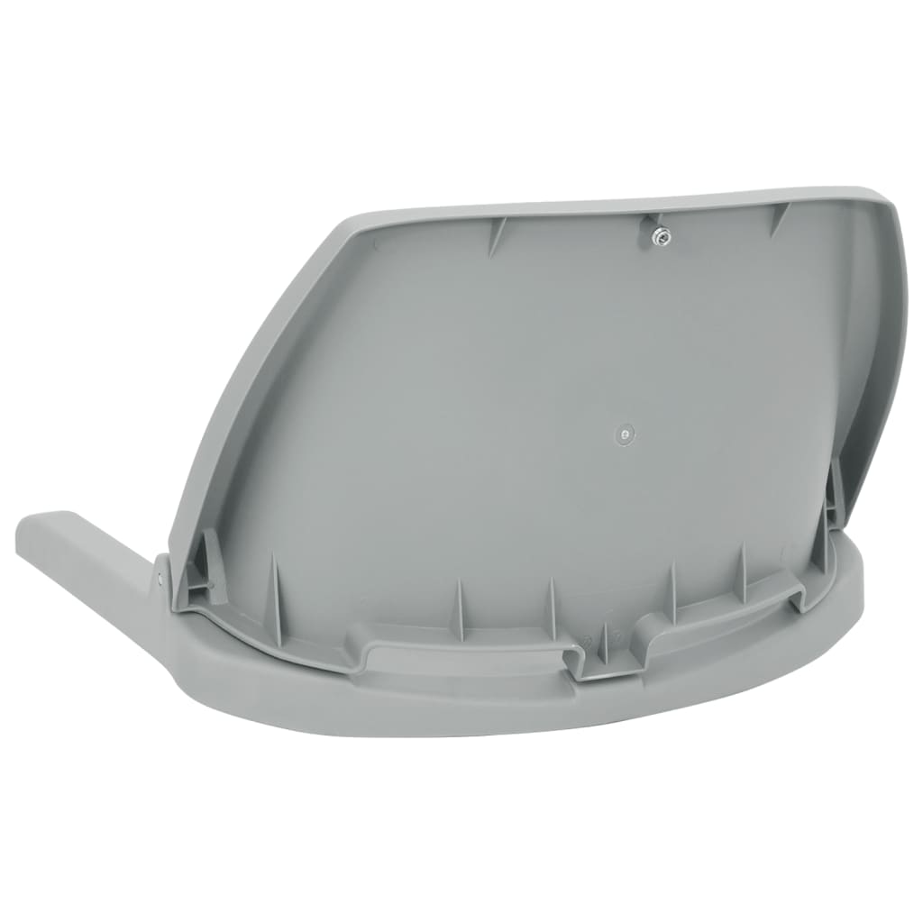 Set Sedile da Barca Pieghevole 2pz Grigio | homemem39