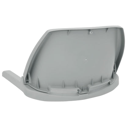 Set Sedile da Barca Pieghevole 2pz Grigio | homemem39