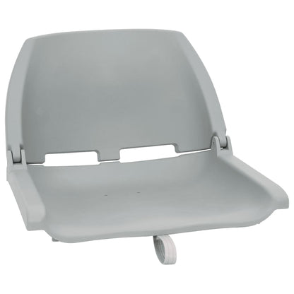 Set Sedile da Barca Pieghevole 4pz Grigio | homemem39
