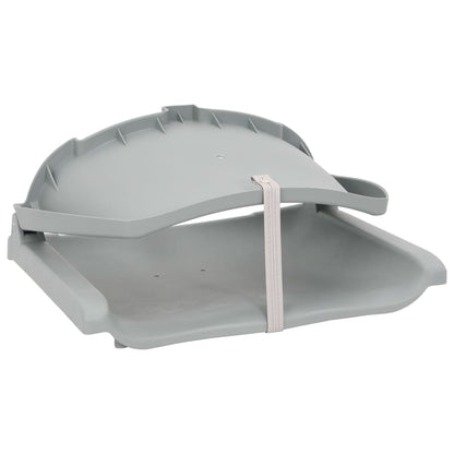 Set Sedile da Barca Pieghevole 4pz Grigio | homemem39