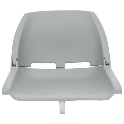 Set Sedile da Barca Pieghevole 4pz Grigio | homemem39