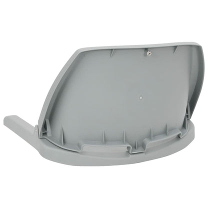 Set Sedile da Barca Pieghevole 4pz Grigio | homemem39