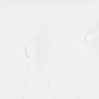 Divani Chesterfield a 2 Posti e a 3 Posti in Similpelle Bianco - homemem39