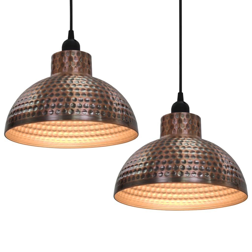 Lampadari 2 p Semisferici Color Rame - homemem39