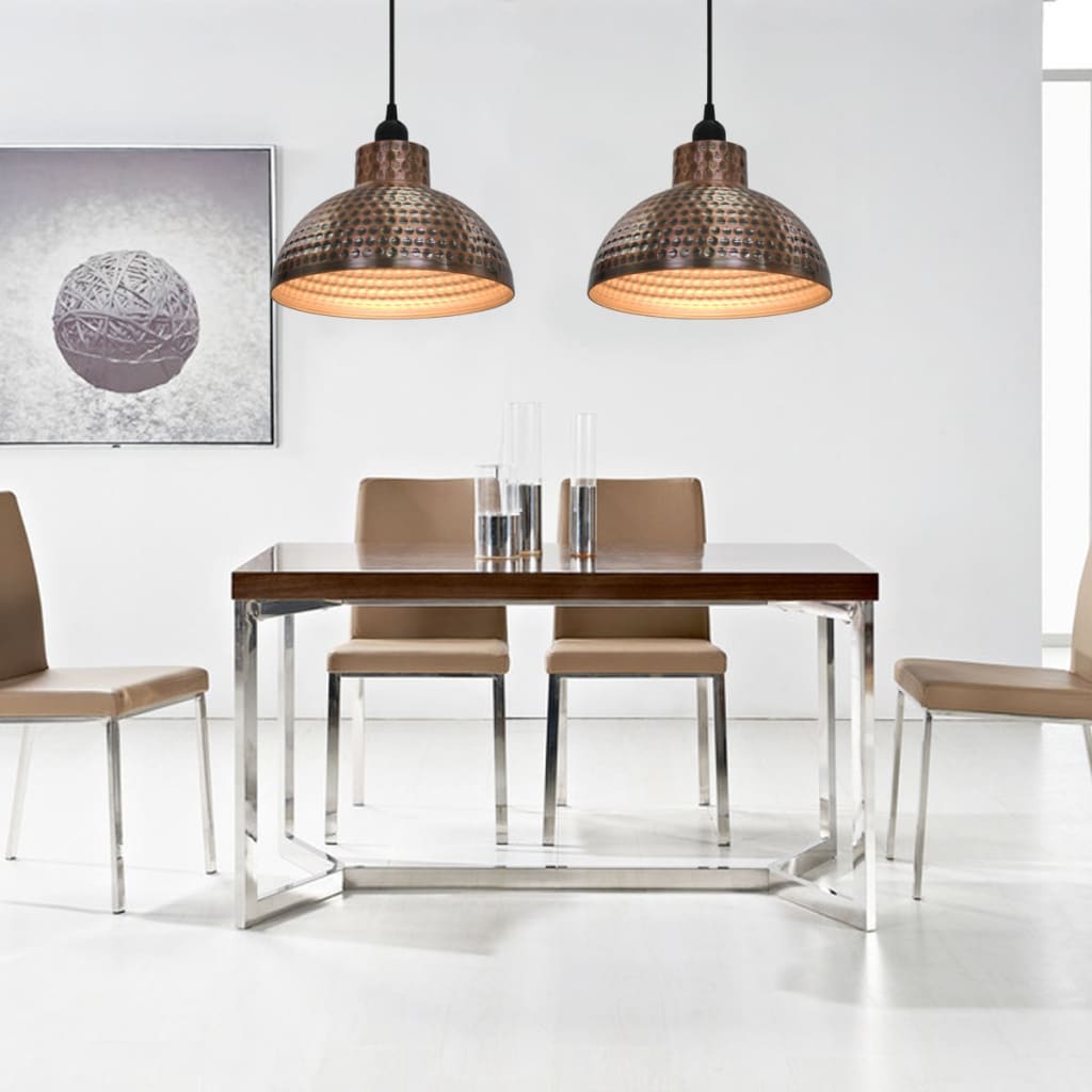 Lampadari 2 p Semisferici Color Rame - homemem39