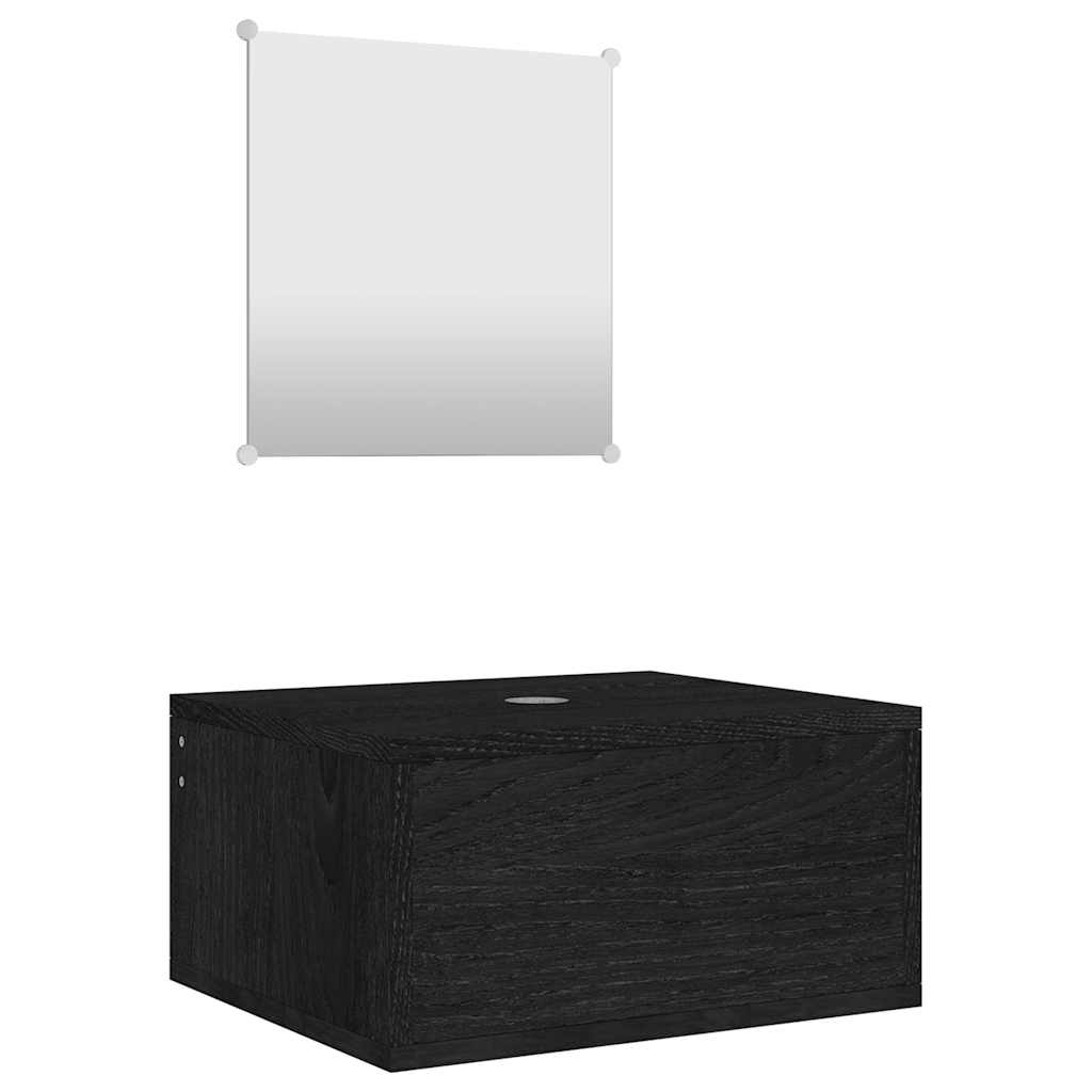 Set Mobili da Bagno 2 pz in legno multistrato