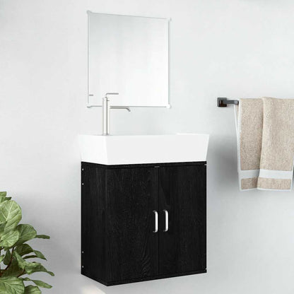 Set Mobili da Bagno 2 pz in legno multistrato