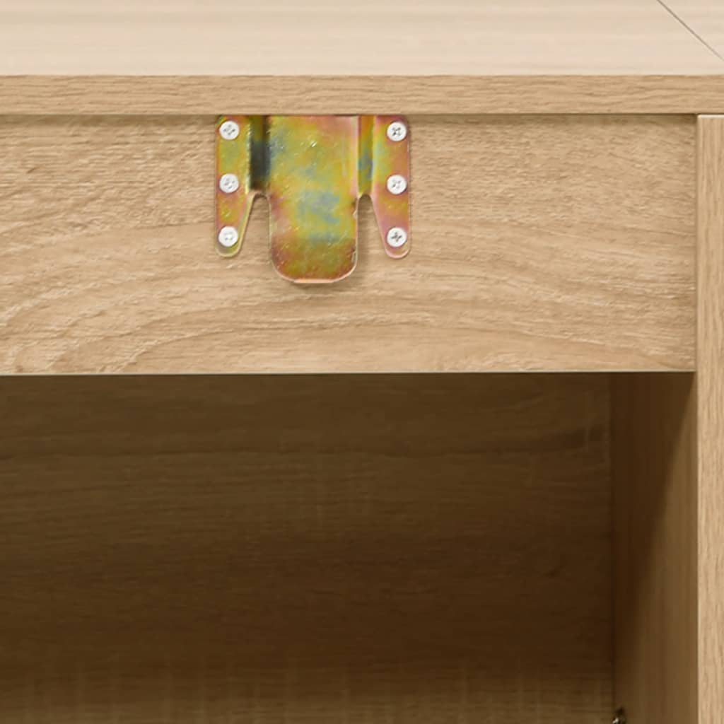 Set Mobili da Bagno 2 pz Rovere in Legno Multistrato | homemem39