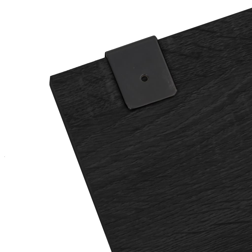 Set Mobili da Bagno 7 pz Nero in Legno Multistrato | homemem39