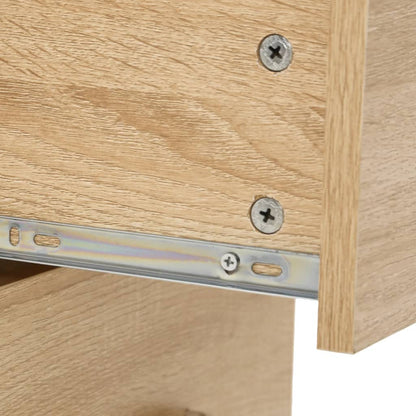 Set Mobili da Bagno 7 pz Rovere in Legno Multistrato | homemem39