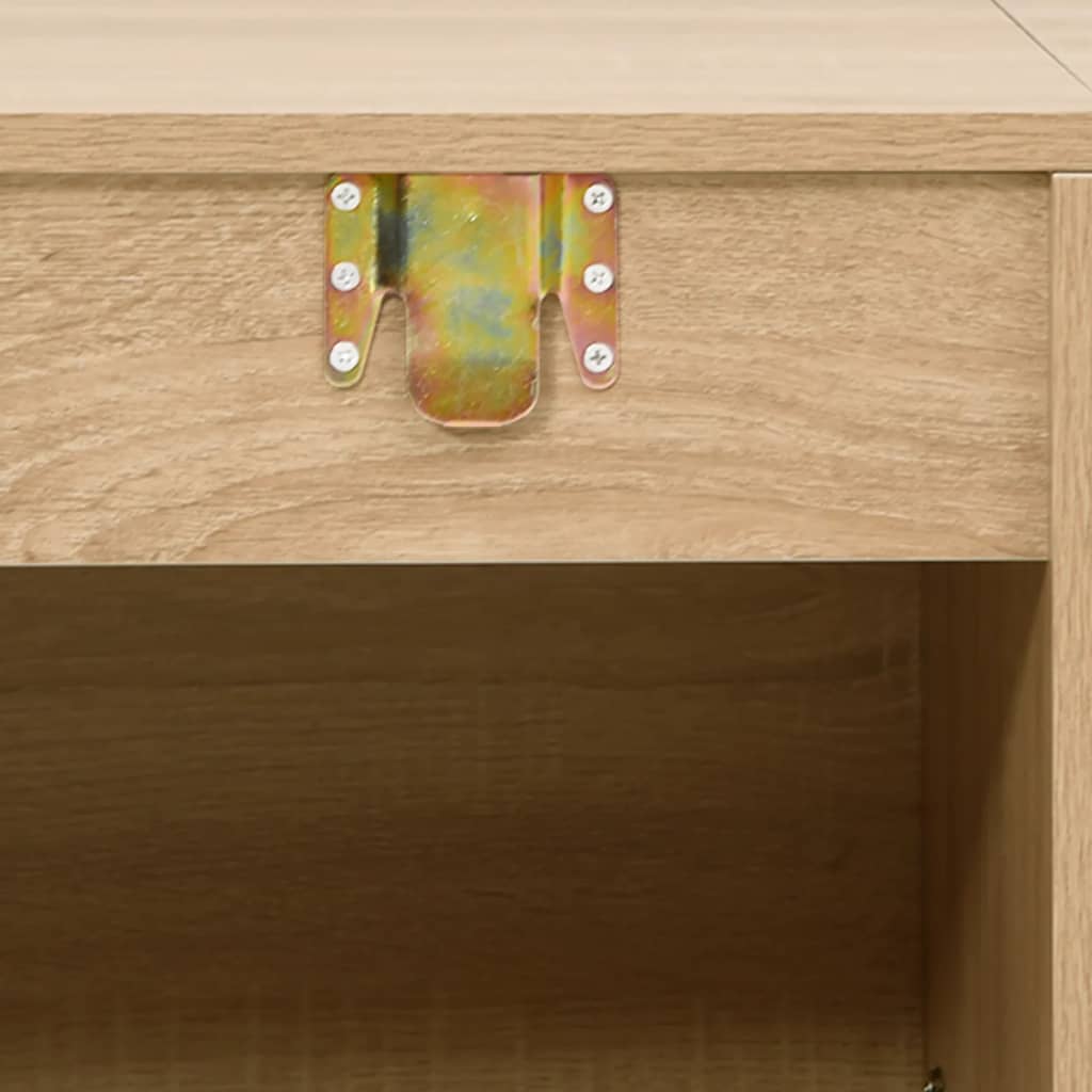 Set Mobili da Bagno 7 pz Rovere in Legno Multistrato | homemem39
