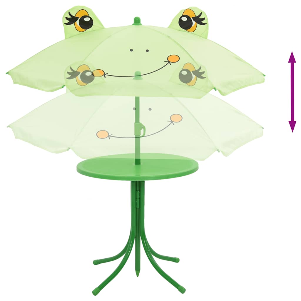 Set da Bistrot da Giardino per Bambini con Ombrellone Verde | homemem39