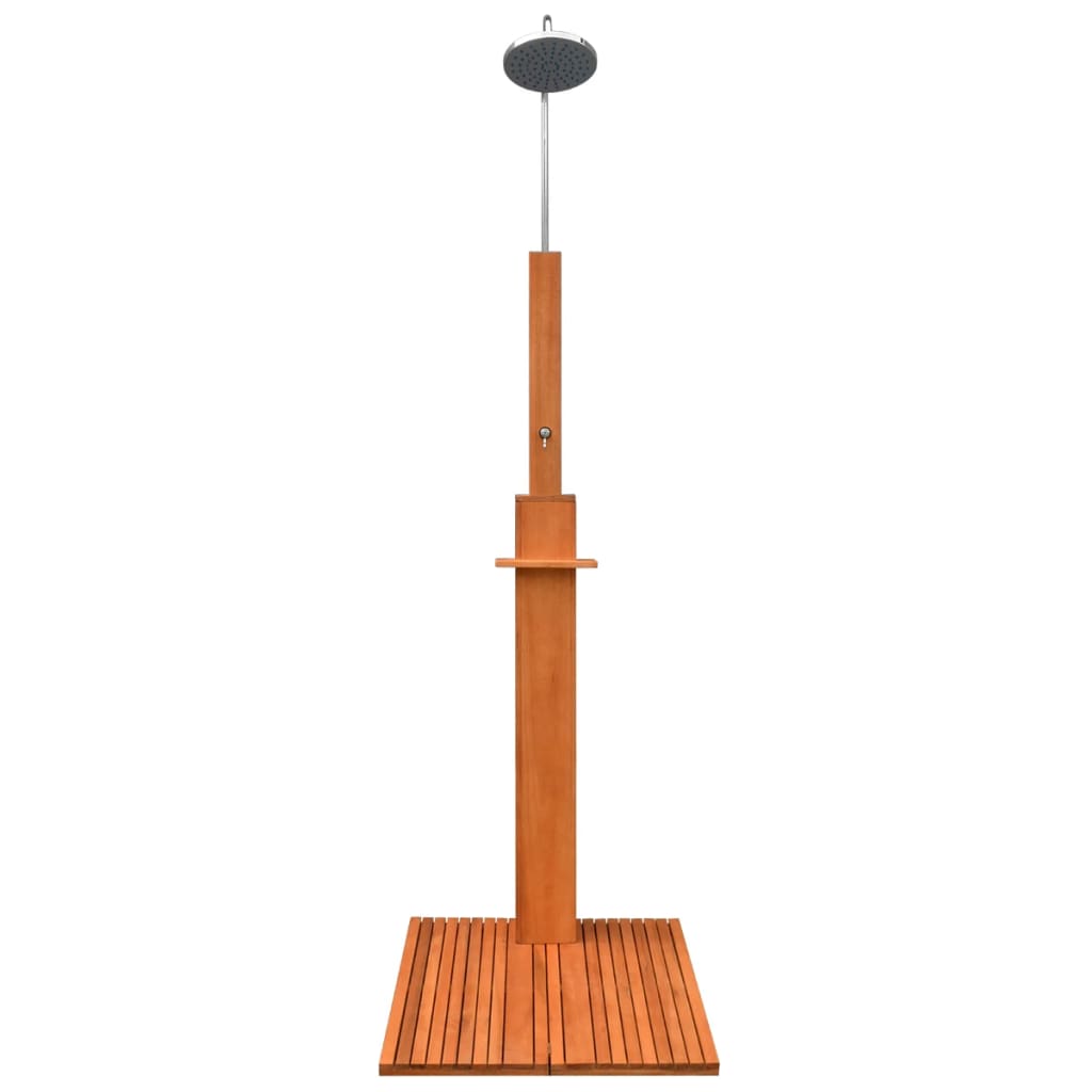 Doccia da Esterno in Legno di Eucalipto e Acciaio - homemem39