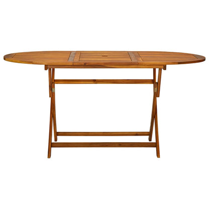 Set da Pranzo da Giardino 7 pz in Legno Massello di Acacia | homemem39