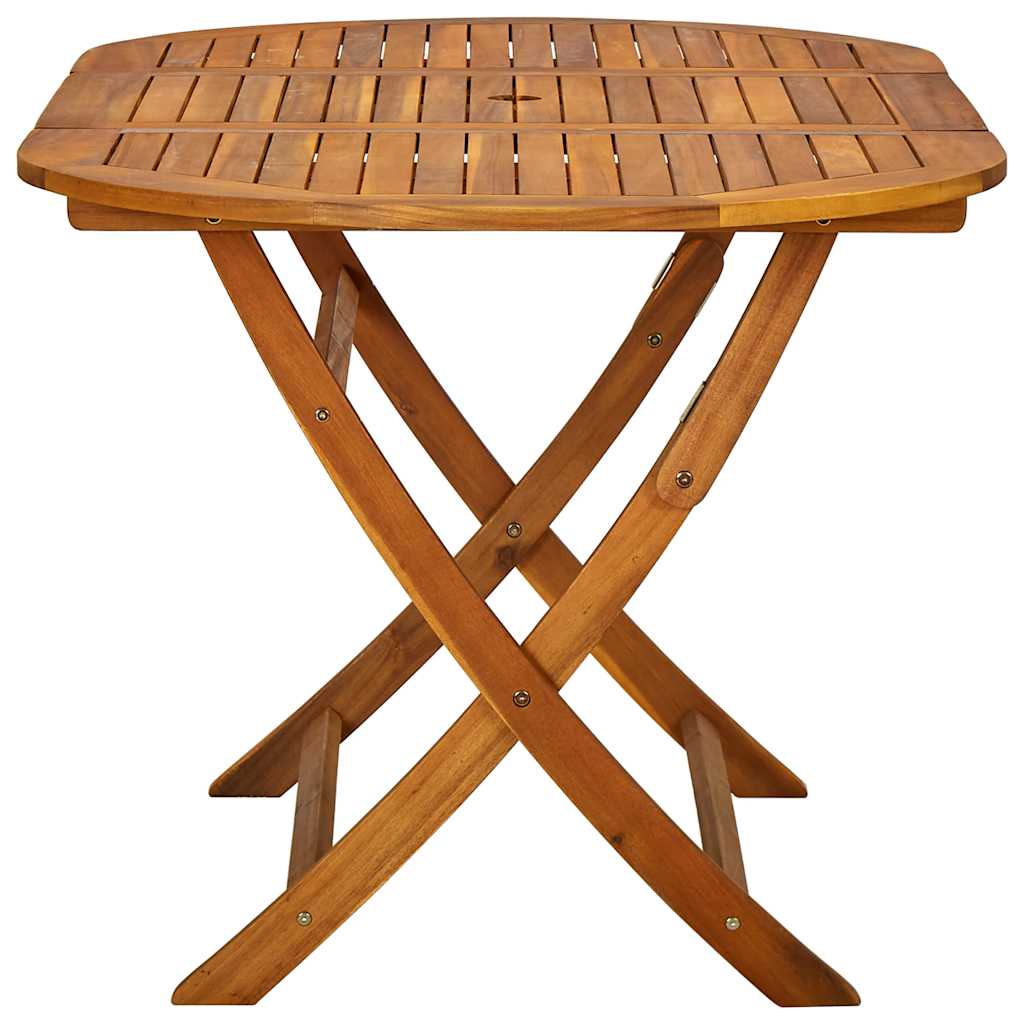Set da Pranzo da Giardino 7 pz in Legno Massello di Acacia | homemem39