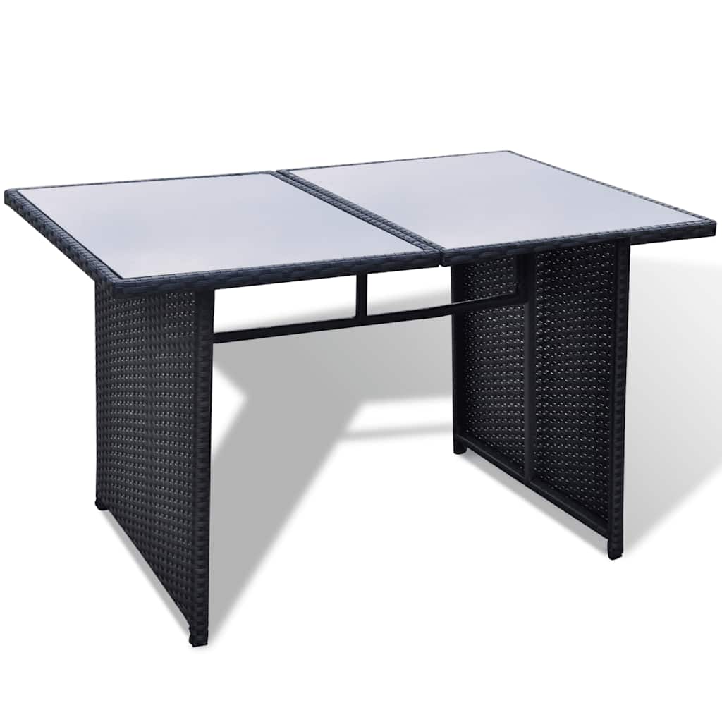 Set Divani da Giardino 10 pz con Cuscini in Polyrattan