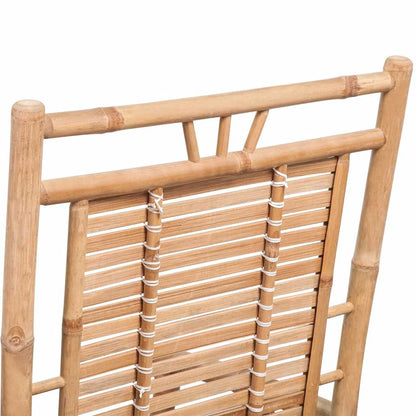 Sedia a dondolo in bamboo