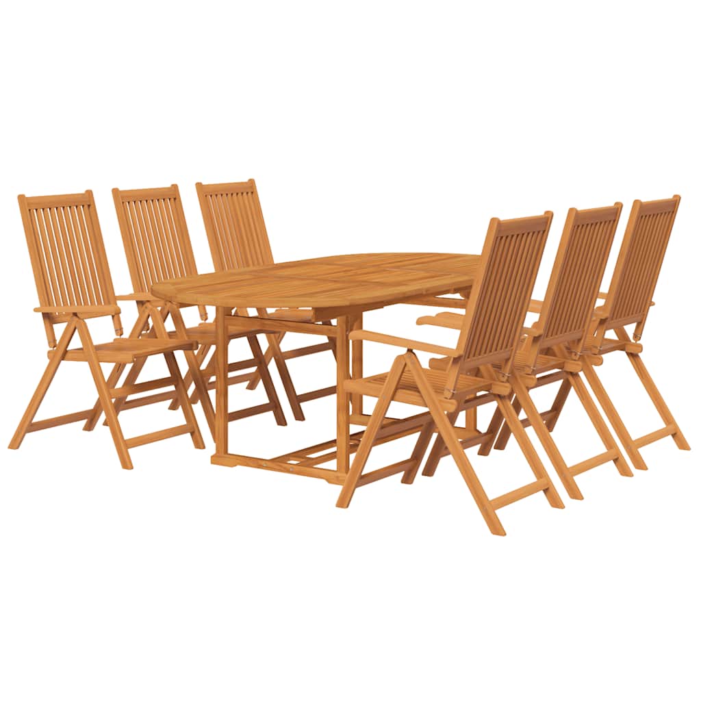 Set da Pranzo da Giardino 7 pz 150-200 cm