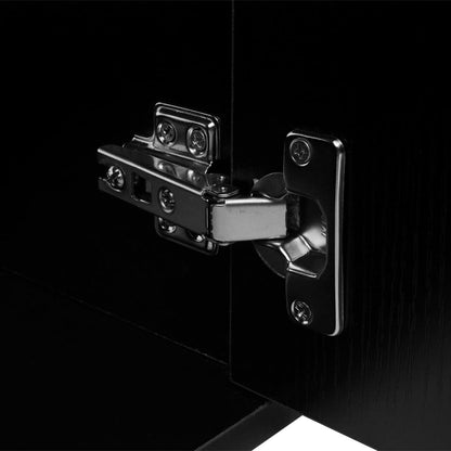 Mobili da Bagno con Lavabo Set 9 pz Nero | homemem39