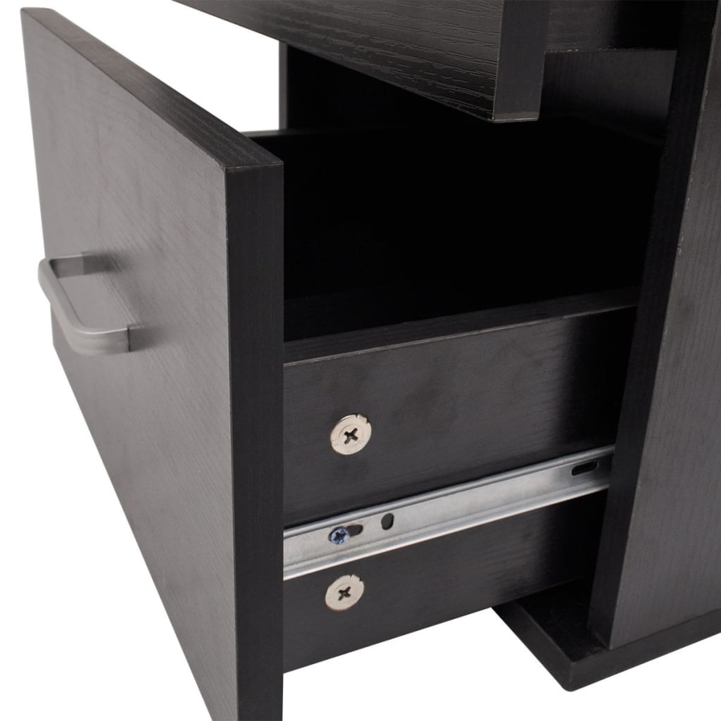 Mobili da Bagno con Lavabo Set 9 pz Nero | homemem39