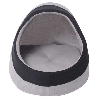 Cuccia per Gatti Grigio e Nero L - homemem39