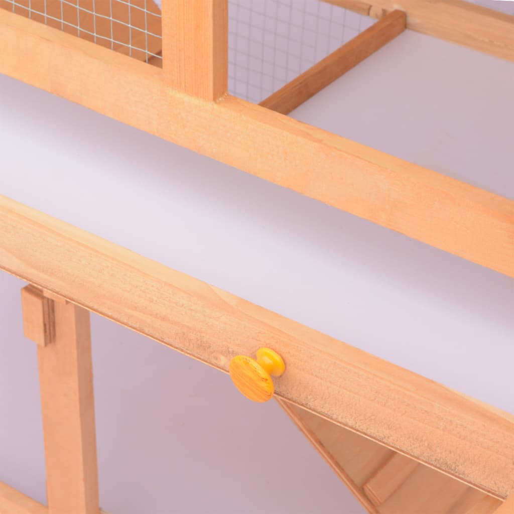 Outdoor Hutch for Small Animals in Wood