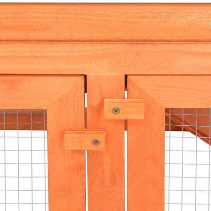 Outdoor Hutch for Small Animals in Wood