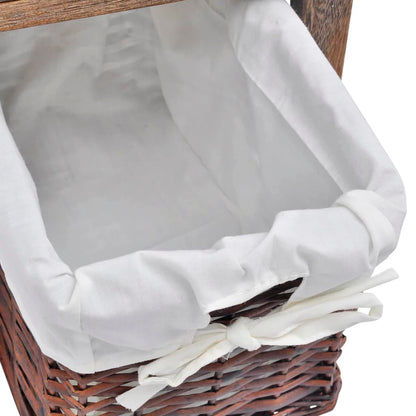 Comodino da Notte in Legno Marrone - homemem39