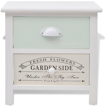 Comodino Francese Set 2 pz in Legno - homemem39