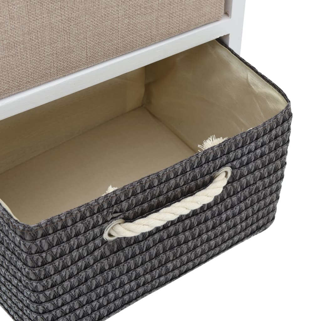 Mobile Portaoggetti con 4 Cassetti in Legno | homemem39