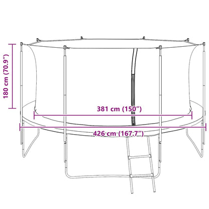 Rete di Sicurezza per Trampolino Rotondo 4,26 m | homemem39