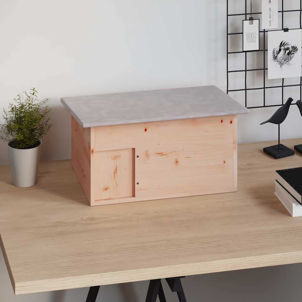 Casetta per Ricci 45x33x22 cm Legno | homemem39