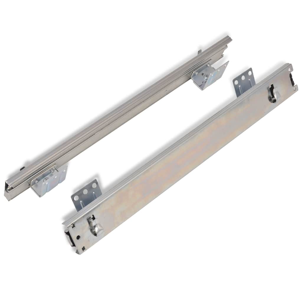 Cestelli a Rete Scorrevoli 2 pz Argento 600 mm - homemem39