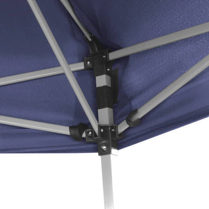 Gazebo Esagonale Pop-Up con 6 Pareti Blu Scuro 3,6x3,1 m | homemem39