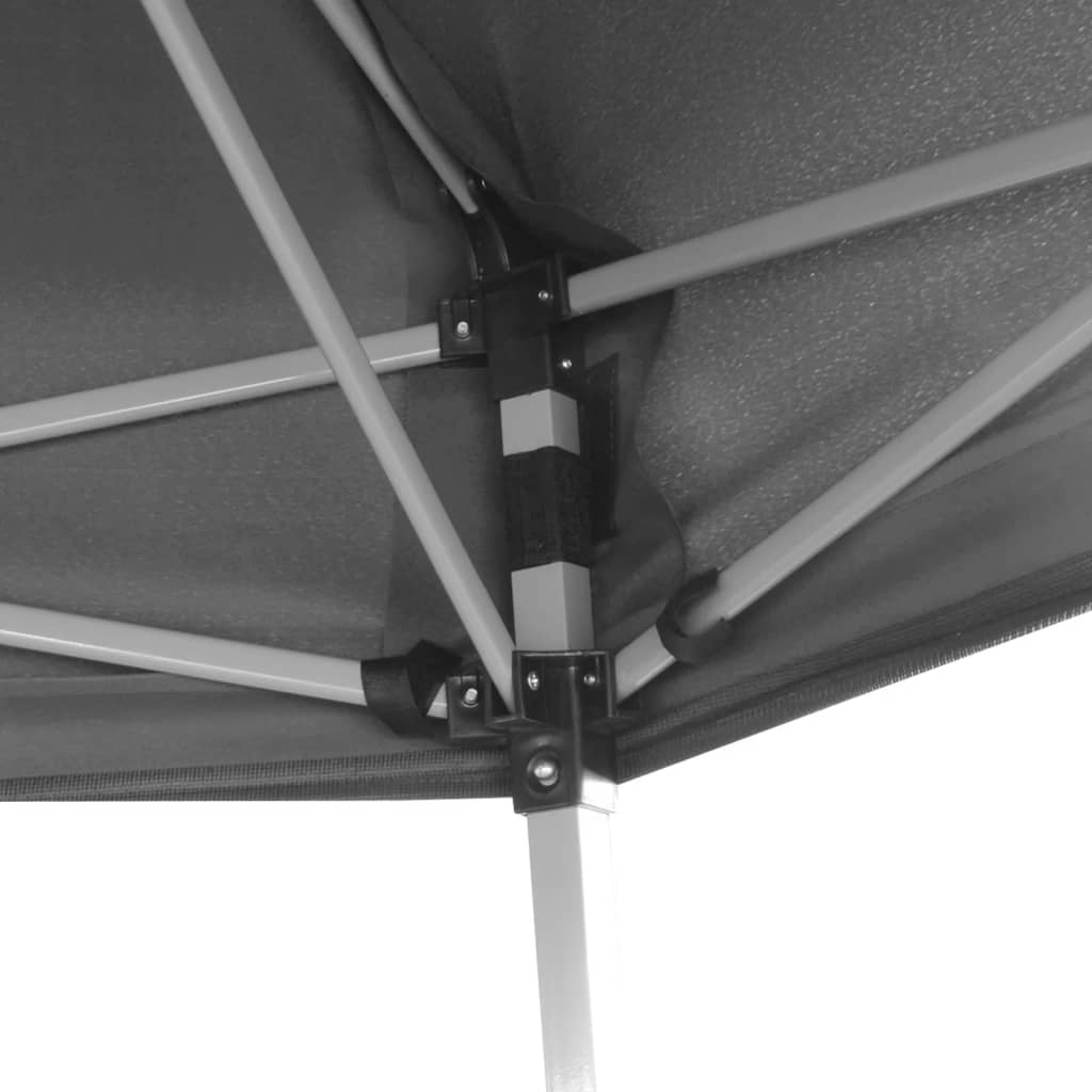 Gazebo Esagonale Pop-Up con 6 Pareti Grigio 3,6x3,1 m | homemem39