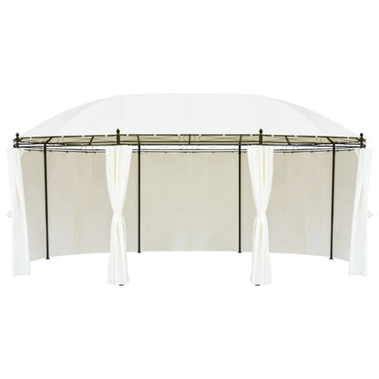 Gazebo Bianco Crema 530x350x265 cm | homemem39