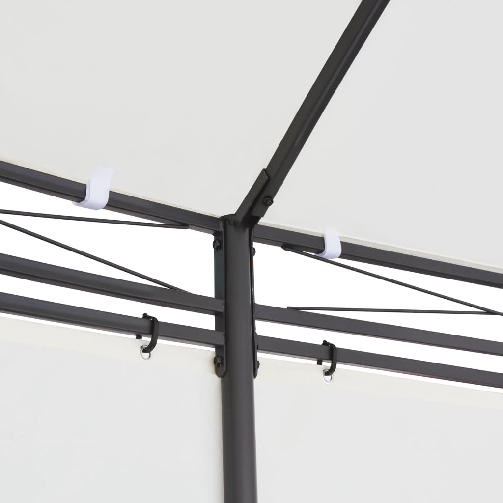Gazebo Bianco Crema 530x350x265 cm | homemem39